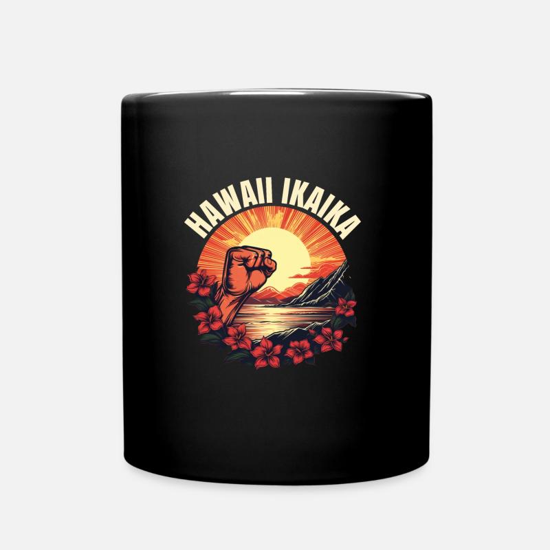 Maui Stark Ikaika Hawaii Stark - Tasse einfarbig - Schwarz
