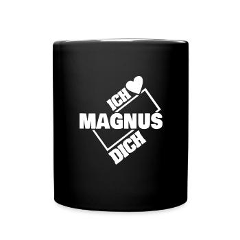 Amoureux pour Magnus Couple Love - Mug uni - noir - Devant