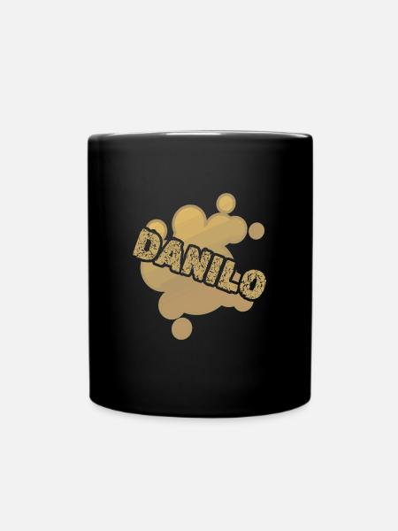 Geschenk für Danilo - Tasse einfarbig - Schwarz
