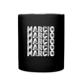 Prénom Marcio - Mug uni - noir - Devant