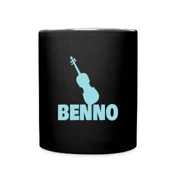 Benno as viola - Full Colour Mug - black - Front