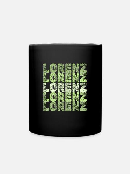 Lorenz - Tasse einfarbig - Schwarz