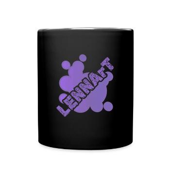 First name Lennart - Full Colour Mug - black - Front
