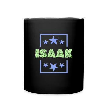 Boy name Isaac - Full Colour Mug - black - Front