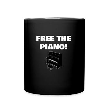 Gratuit Le Piano Dr K Piano Chinois - Mug uni - noir - Devant