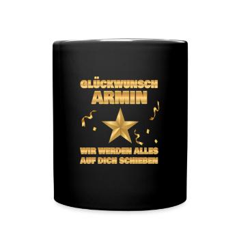 Gift for Armin - Full Colour Mug - black - Front