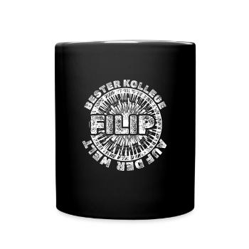 Vorname Filip - Tasse einfarbig - Schwarz - Vorne