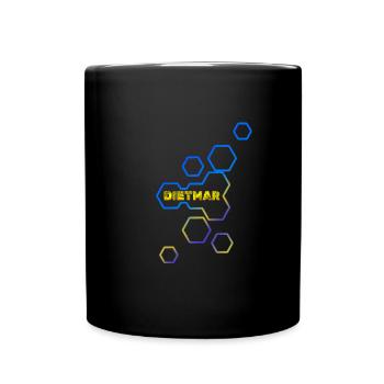 Geschenk für Dietmar - Tasse einfarbig - Schwarz - Vorne
