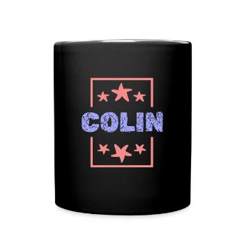 Colin - Mug uni - noir - Devant