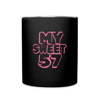 Age 57 - Full Colour Mug - black - Front