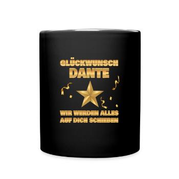 My colleague Dante - Full Colour Mug - black - Front