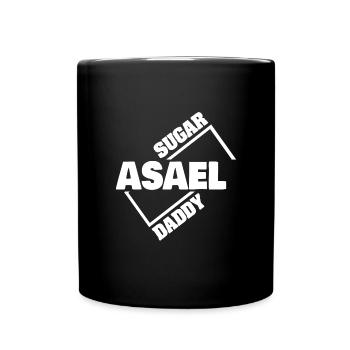 Geschenk für Asael - Tasse einfarbig - Schwarz - Vorne