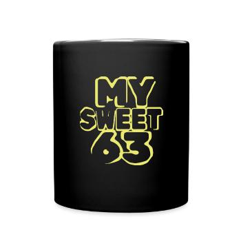 63 - Tasse einfarbig - Schwarz - Vorne