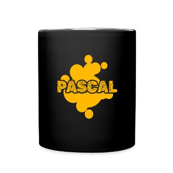 Maler Pascal - Tasse einfarbig - Schwarz - Vorne