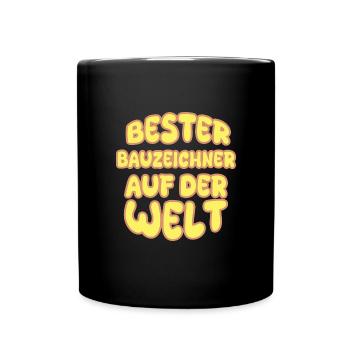 Vocation de dessinateur - Mug uni - noir - Devant
