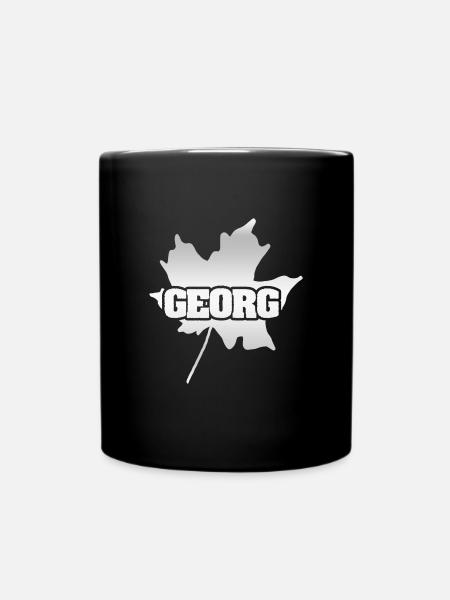 Georg - Tasse einfarbig - Schwarz
