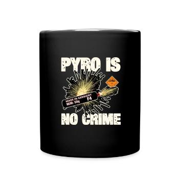 Pyro n’est pas un crime - Mug uni - noir - Devant
