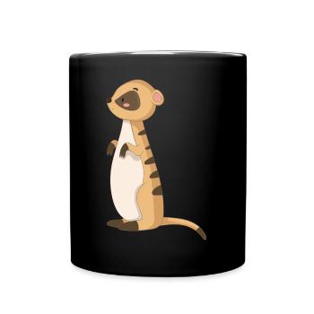 Mongoose Meerkat - Full Colour Mug - black - Front