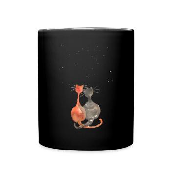 Nous sommes étonnés - Mug uni - noir - Devant
