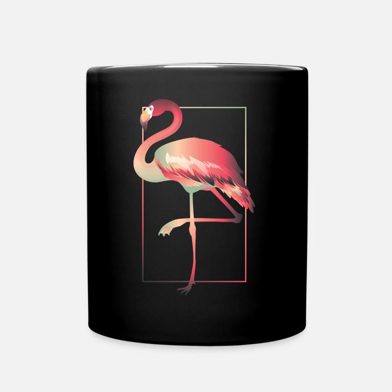 Flamingo - Tasse einfarbig - Schwarz
