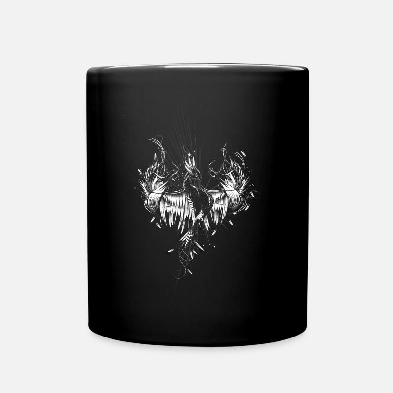 Phönix aus der Asche - Tasse einfarbig - Schwarz