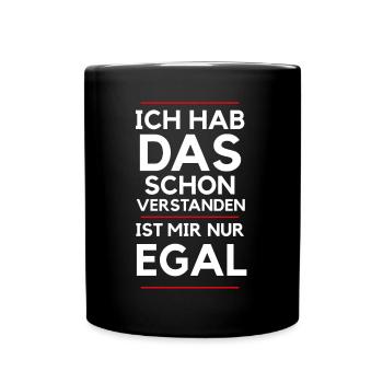 I understood that, I just do not care! - Full Colour Mug - black - Front