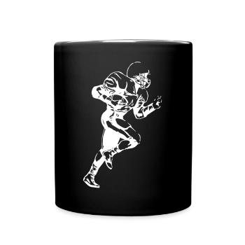 Football américain - Design - Mug uni - noir - Devant