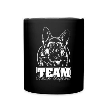 TEAM GERMAN SHEPHERD Wilsigns Chiens de sport pour chiens - Mug uni - noir - Devant