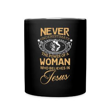 Jésus - Mug uni - noir - Devant