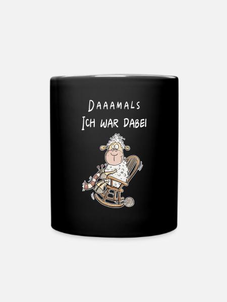 Daaamals - J'étais un mouton I Funshirt Senior - Ensfarvet krus - sort