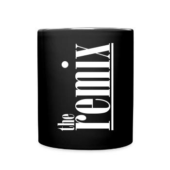 the remix with ORIGINAL father/son partnerlook typo - Full Colour Mug - black - Front