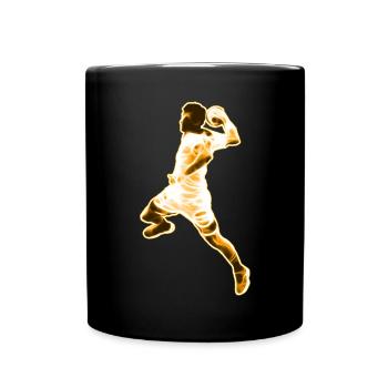 Handball Handballer - Design - Mug uni - noir - Devant