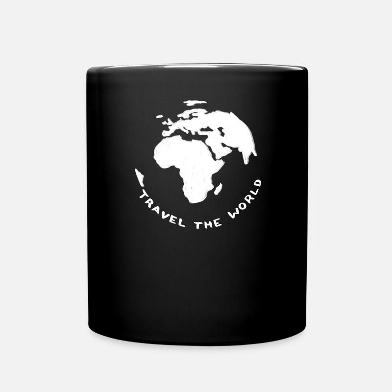 Reise - Tasse einfarbig - Schwarz
