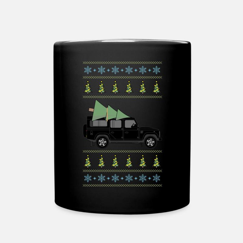 Defender 110 Black Christmas Light - Mug uni - noir