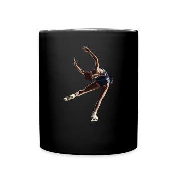 figure skating - Full Colour Mug - black - Front