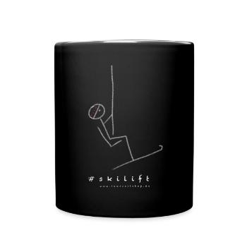 ski lift - Full Colour Mug - black - Front