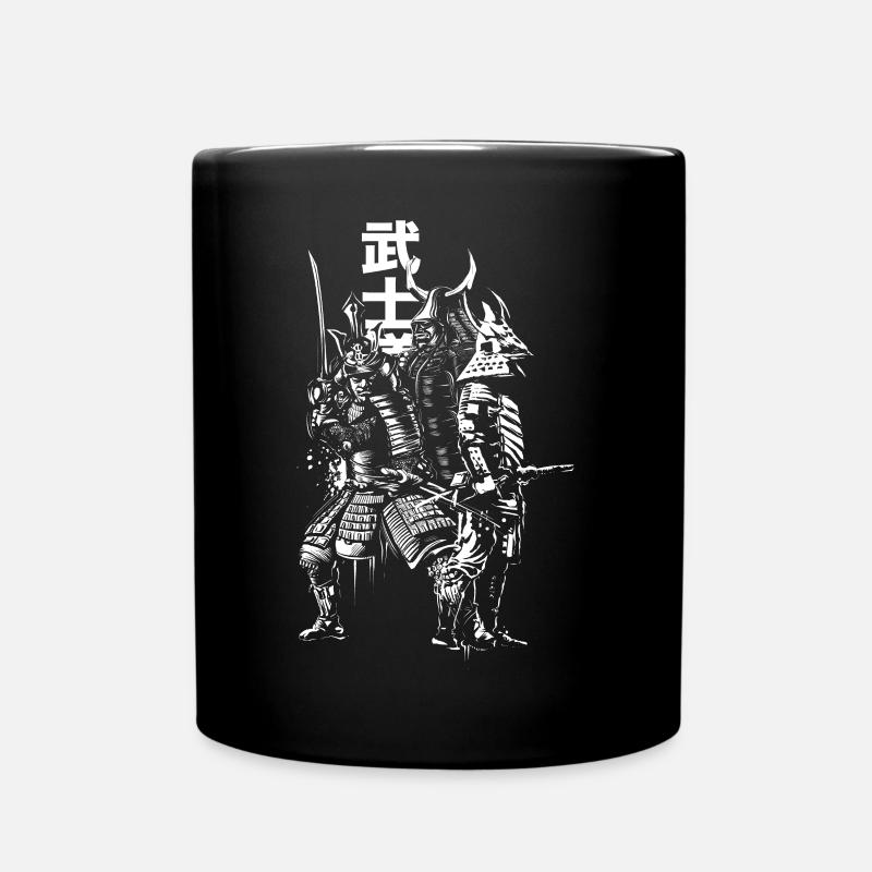 samurai - Full Colour Mug - black