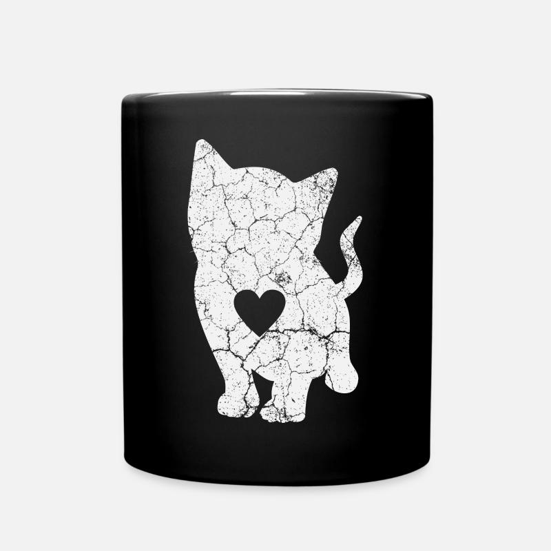 Cat Cats - Full Colour Mug - black