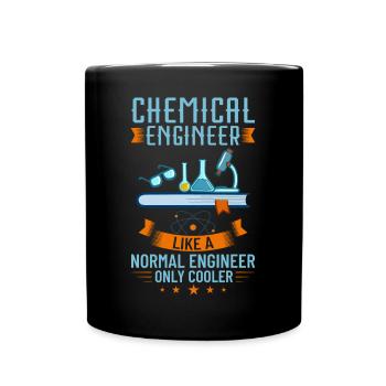 Chemical Engineer Chemical Engineering Science - Full Colour Mug - black - Front