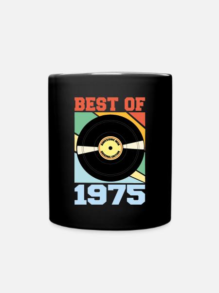 Best of 1975 - Tasse einfarbig - Schwarz
