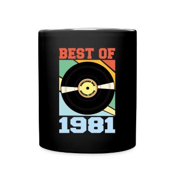Best of 1981 - Tasse einfarbig - Schwarz - Vorne