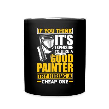 Peintre Peinture Embaucher Un Bon Peintre - Mug uni - noir - Devant