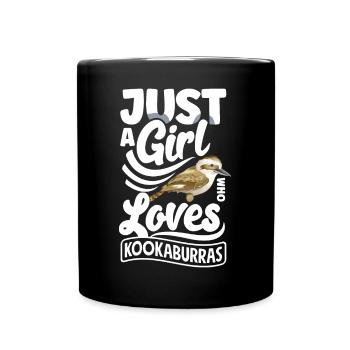Ornithologie ornithologique juste une fille qui aime - Mug uni - noir - Devant