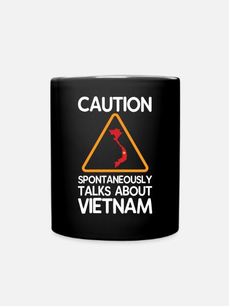 Vietnam - Tasse einfarbig - Schwarz