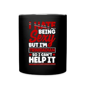 Trinidad et Tobago Drapeau Trinidadian Funny Quote - Mug uni - noir - Devant