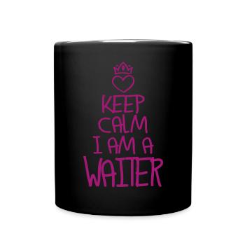 Best Kellner ever Kellner Geschenk - Tasse einfarbig - Schwarz - Vorne
