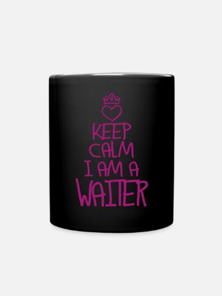 Best Kellner ever Kellner Geschenk - Tasse einfarbig - Schwarz