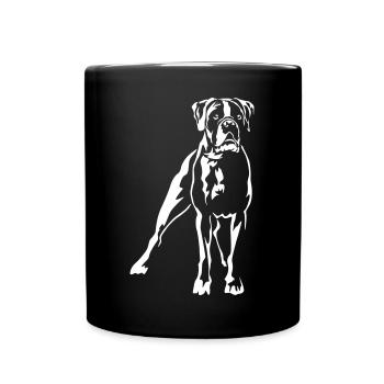 Boxer "Black Edition" - Tasse einfarbig - Schwarz - Vorne