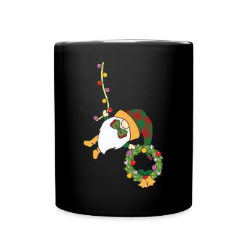 Noël Noël Gnomies - Mug uni - noir - Devant