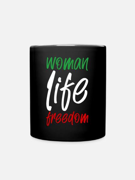 Liberté de vie de femme - Mug uni - noir